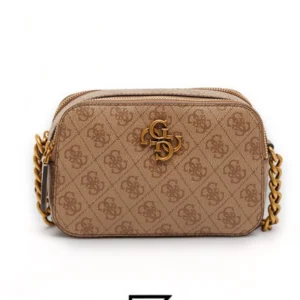 Bags,Leather,Women leather Guess Noelle Logo Camera Crossbody SB787914 LATTE Guess