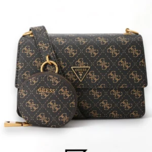 Bags,Leather,Women leather GUESS ALEXIE FLAP CROSSBODY BAG VG841619, HWVG84 16190 Brown Guess