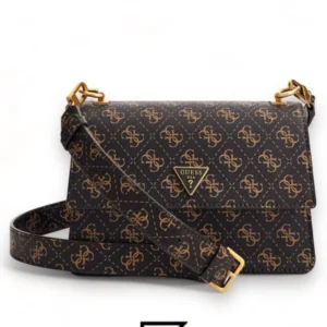 Bags,Leather,Women leather GUESS ALEXIE FLAP CROSSBODY BAG VG841619, HWVG84 16190 Brown Guess