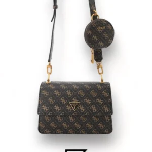 Bags,Leather,Women leather GUESS ALEXIE FLAP CROSSBODY BAG VG841619, HWVG84 16190 Brown Guess