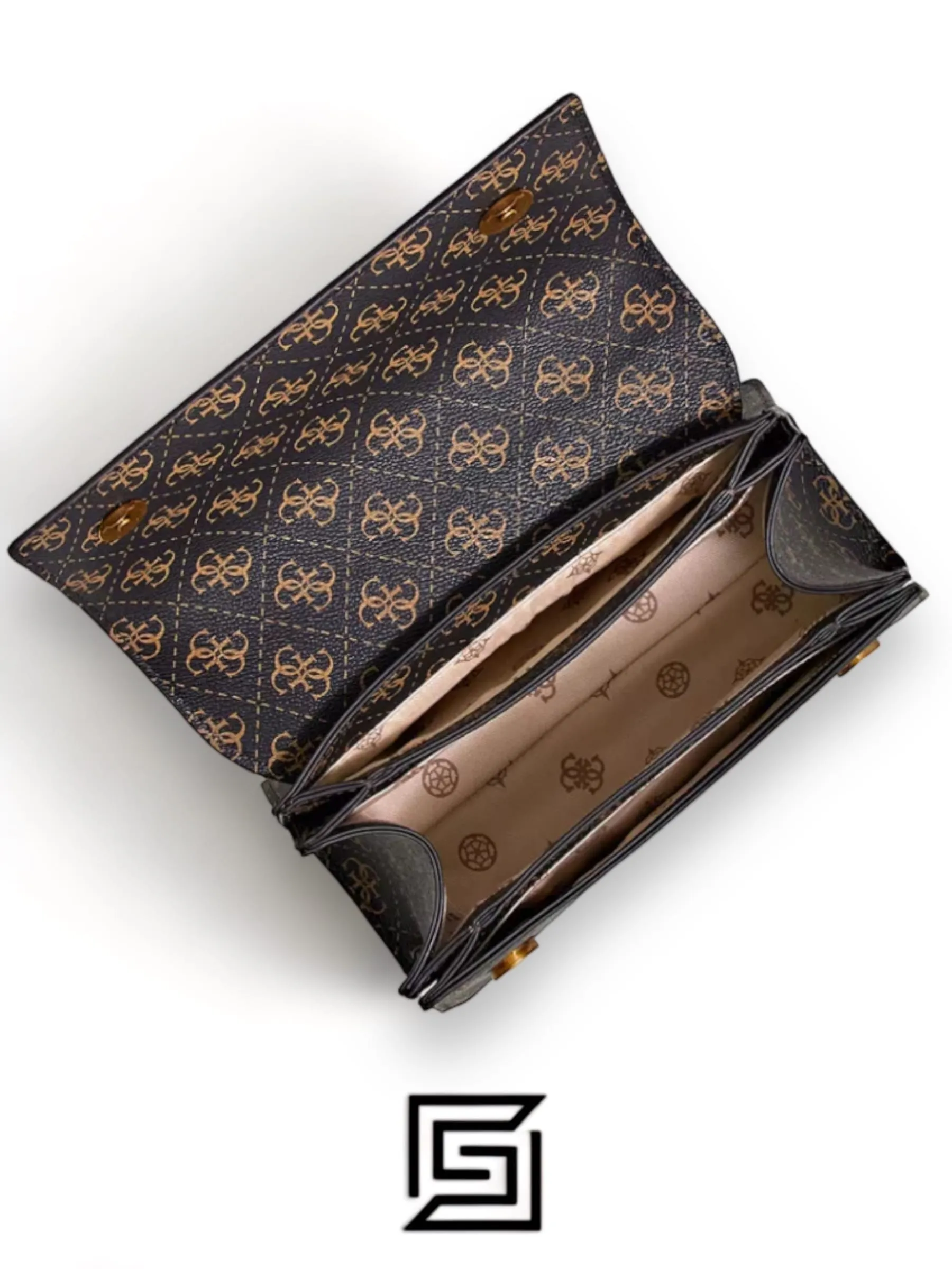 Bags,Leather,Women leather GUESS ALEXIE FLAP CROSSBODY BAG VG841619, HWVG84 16190 Brown Guess
