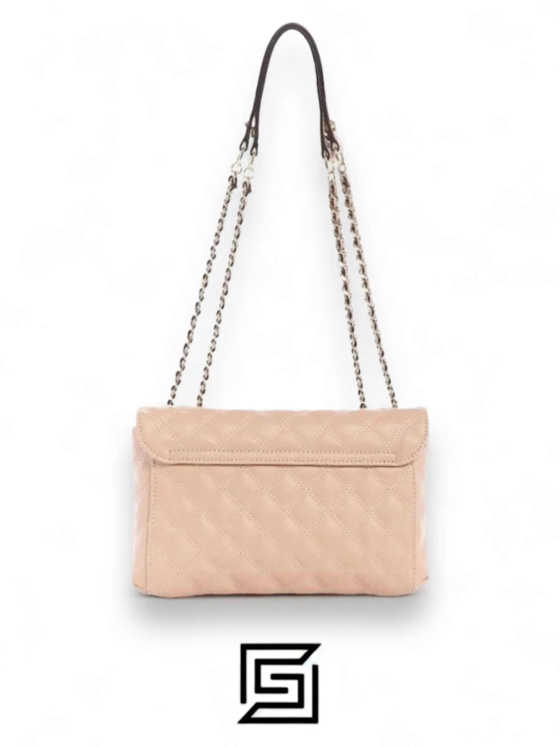 Bags,Leather,Women Guess leather Kai Convertible Crossbody Bag VG767921-PINK Guess