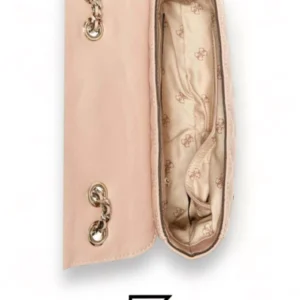 Bags,Leather,Women Guess leather Kai Convertible Crossbody Bag VG767921-PINK Guess