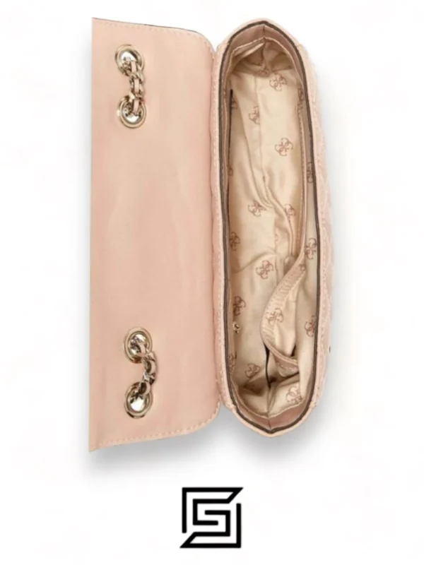 Bags,Leather,Women Guess leather Kai Convertible Crossbody Bag VG767921-PINK Guess
