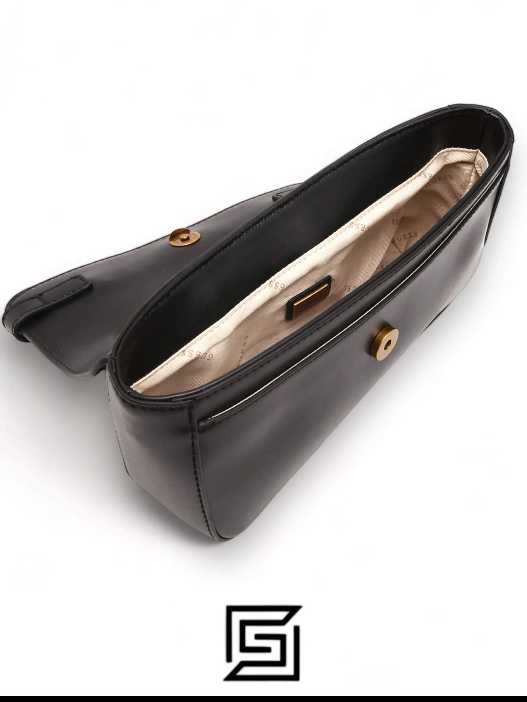 Bags,Leather,Women Guess leather Zadie Convertible Xbody Flap Handbag HWVB84 15210 Black Guess