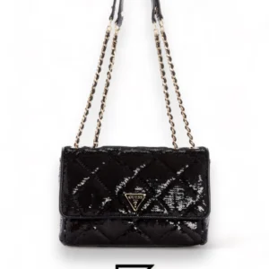 Bags,Leather,Women leather GUESS Solapa cruzada convertible Cessily IG767921 Black Guess