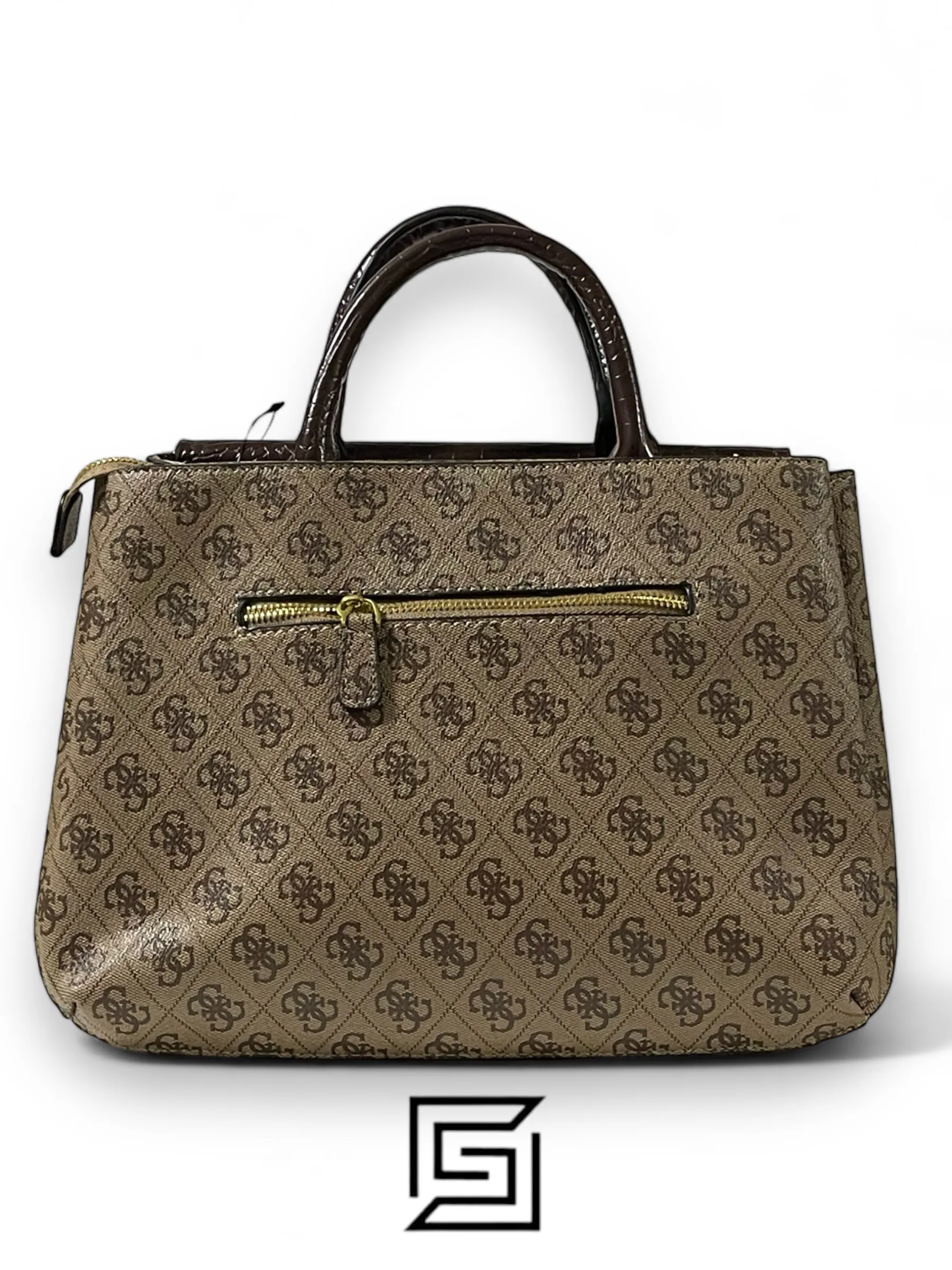 Bags,Leather,Women leather GUESS Womens Rossana Crossbody Bag Latte x Brown Guess