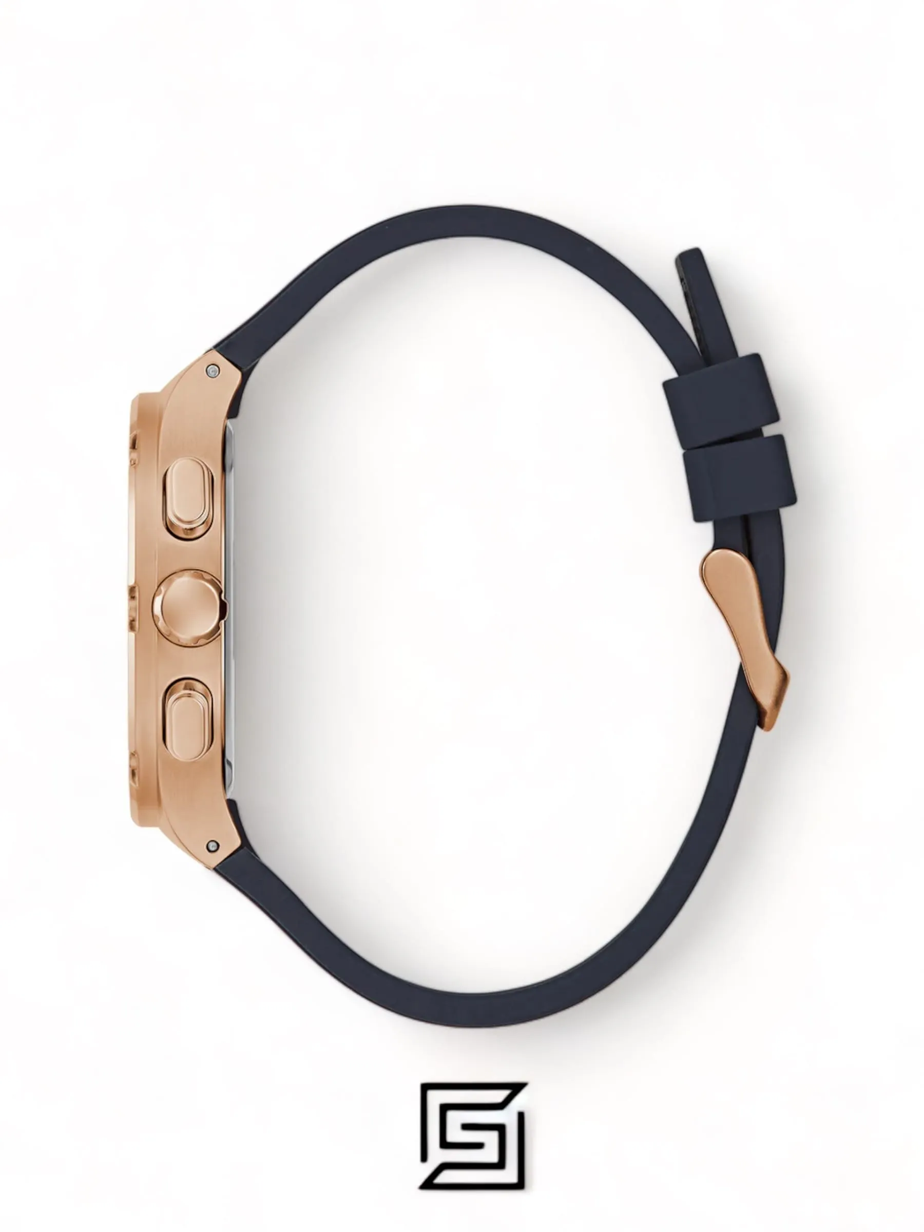 Men,Original Watches original-watches GUESS Mens Navy Rose Gold Tone Multi-function Watch GW0569G3 Guess