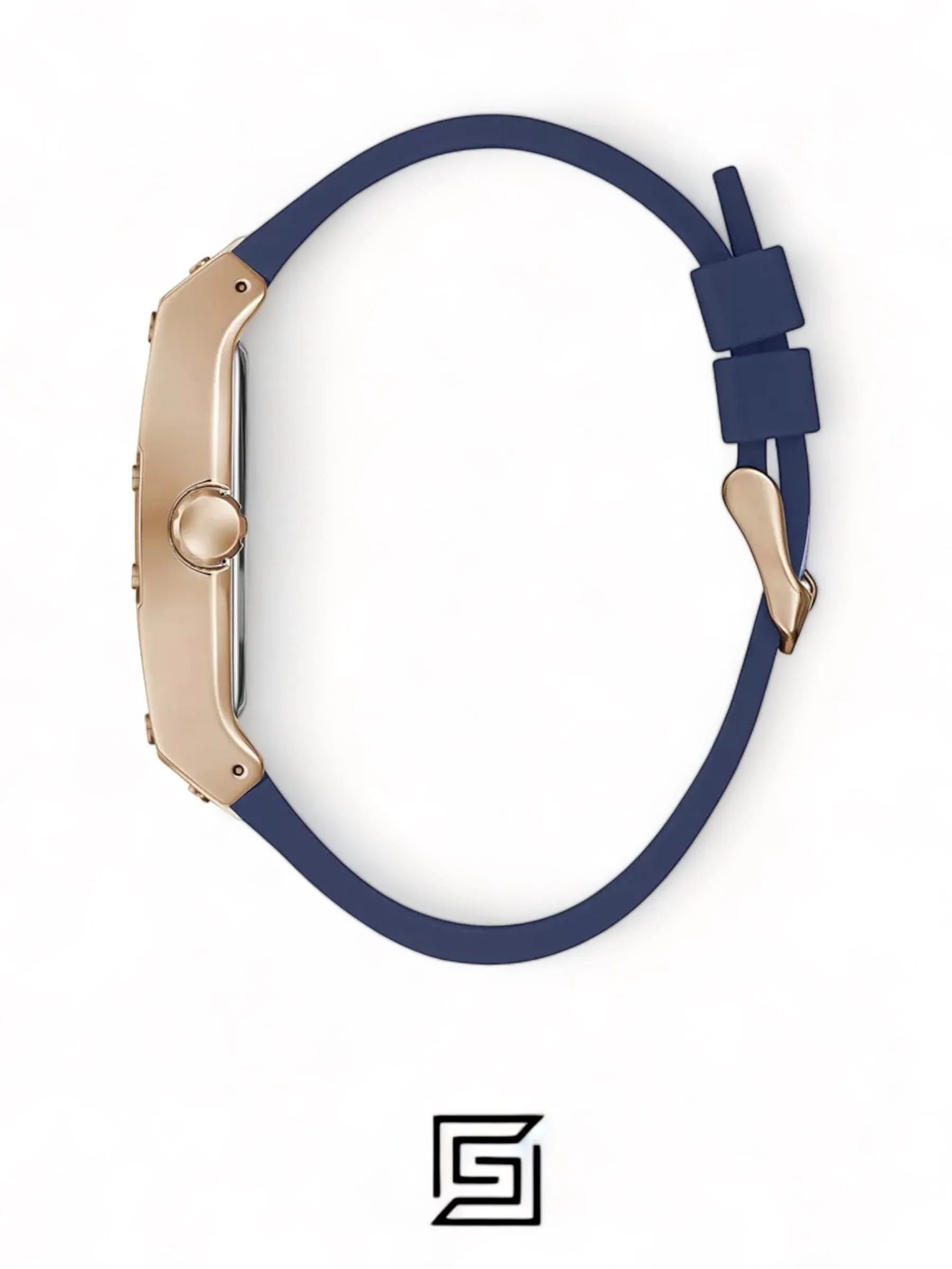 Men,Original Watches original-watches Men's Guess Rose Gold Multifunction Case Blue Strap Watch - GW0202G4 Guess