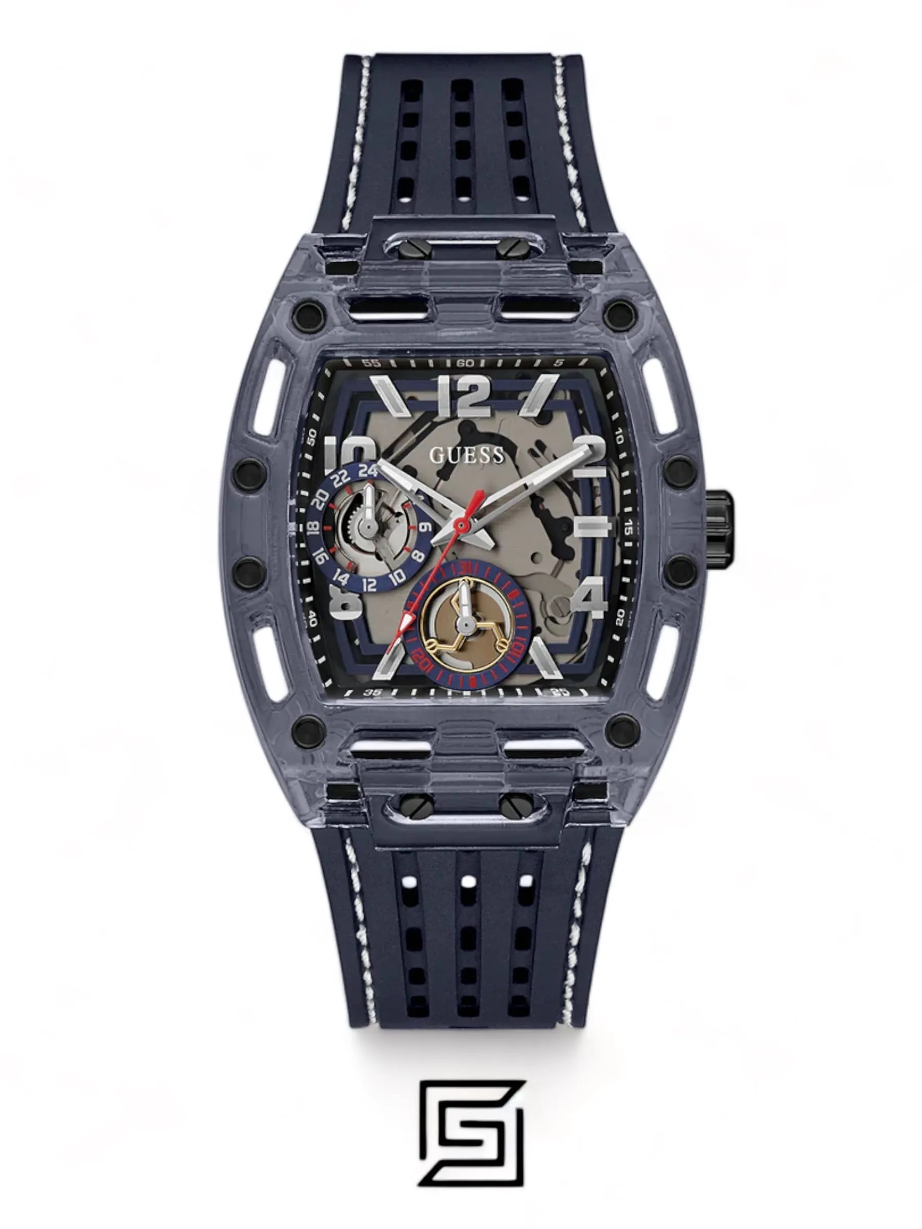 Men,Watches,Men,Original Watches original-watches GUESS Mens Blue Navy Multi-function Watch GW0499G1 Guess
