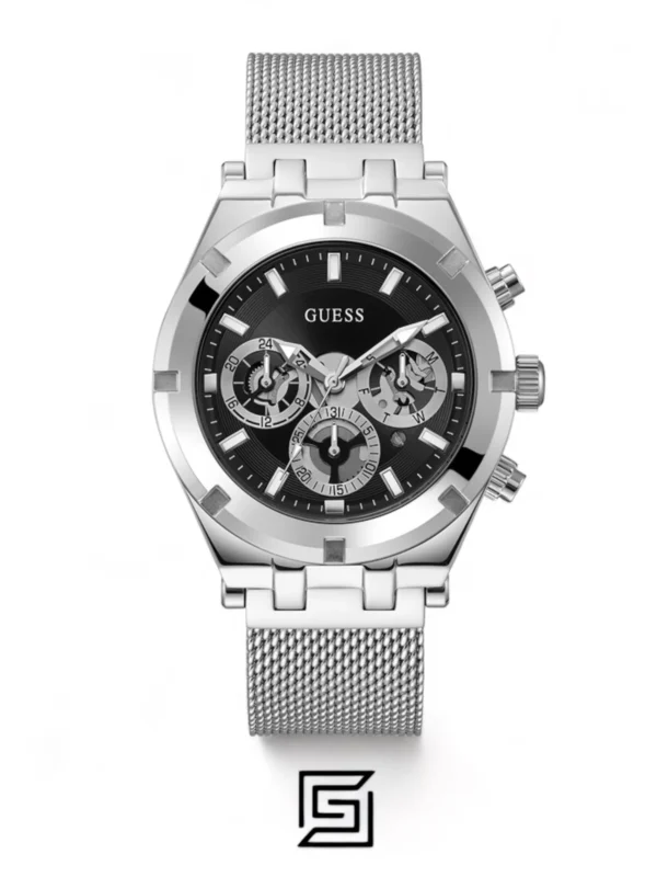 Men,Watches,Men,Original Watches original-watches GUESS Mens Silver Tone Multi-function Watch GW0582G1 Guess