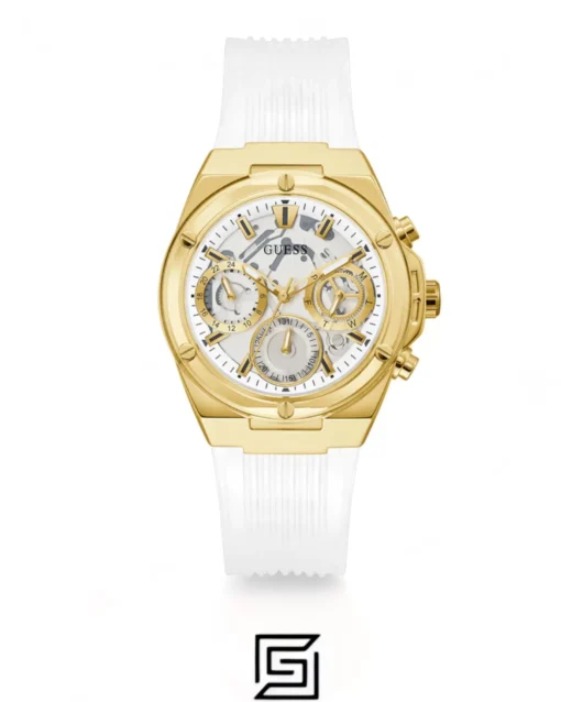Original Watches,Women Guess original-watches ECO-FRIENDLY WHITE AND GOLD BIO-BASED WATCH GW0409L2 Guess