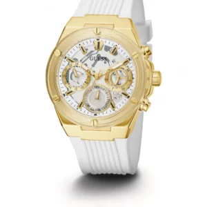 Original Watches,Women Guess original-watches ECO-FRIENDLY WHITE AND GOLD BIO-BASED WATCH GW0409L2 Guess