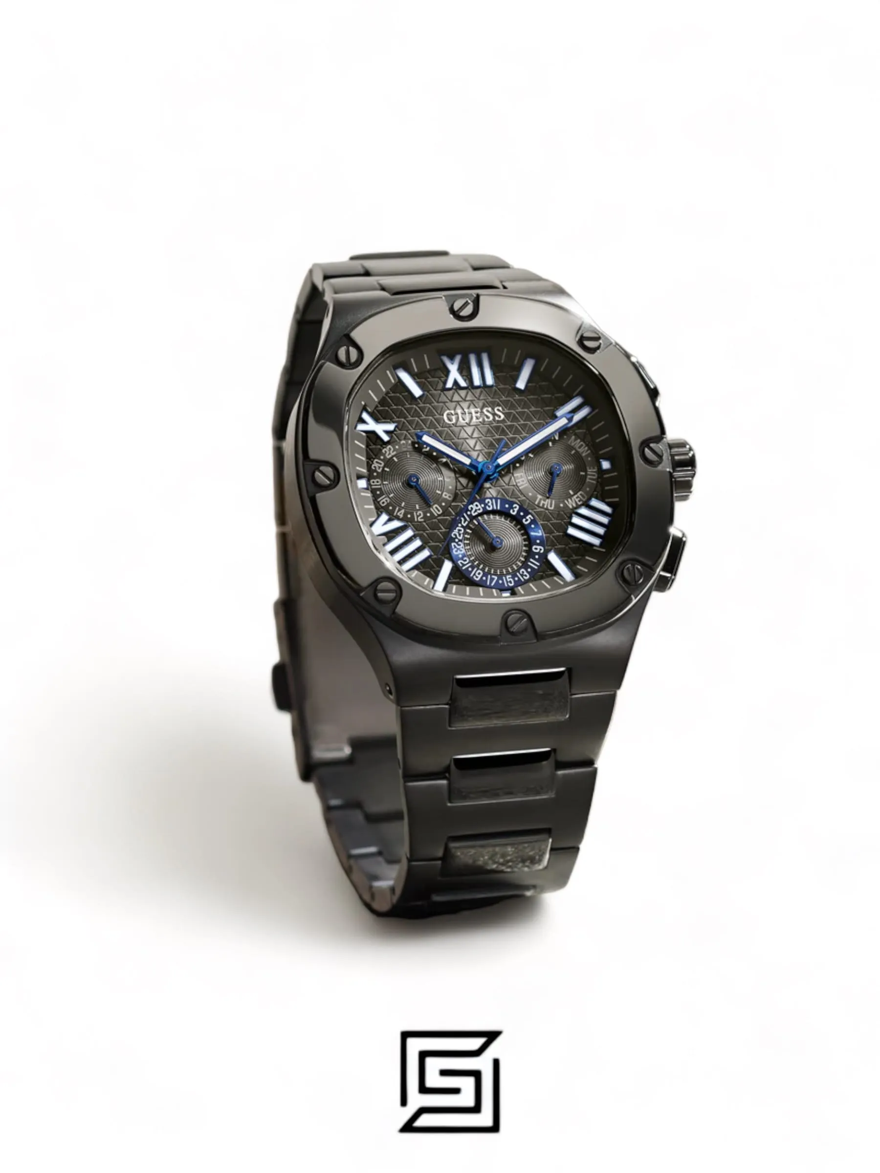 Men,Watches,Men,Original Watches original-watches GUESS Mens Gunmetal Multi-function Watch - GW0572G5 Guess