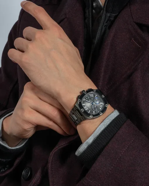 Men,Watches,Men,Original Watches original-watches GUESS Mens Gunmetal Multi-function Watch - GW0572G5 Guess