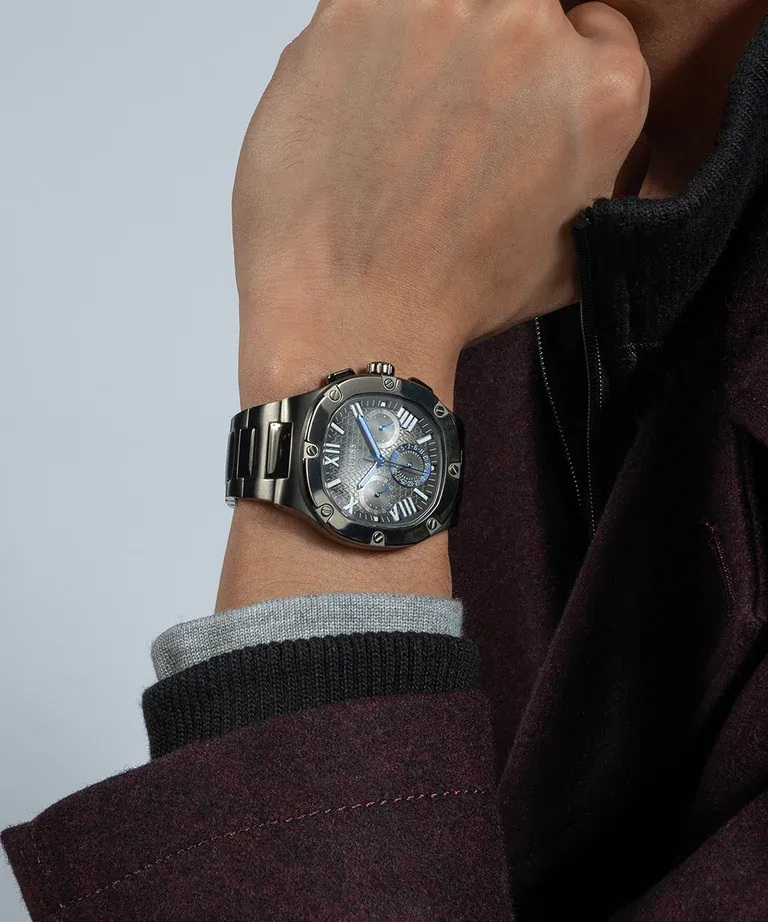 Men,Watches,Men,Original Watches original-watches GUESS Mens Gunmetal Multi-function Watch - GW0572G5 Guess