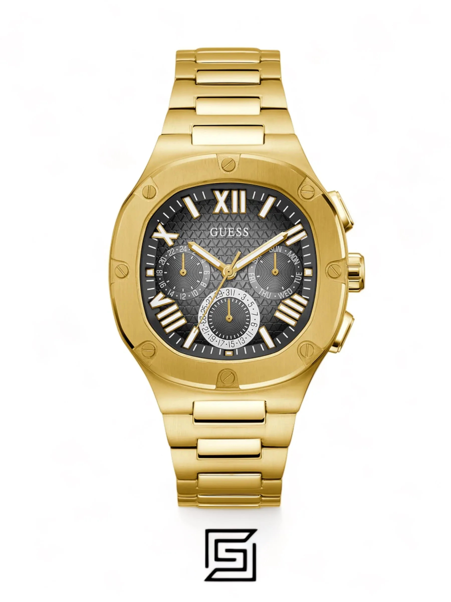 Men,Watches,Men,Original Watches original-watches GUESS Mens Gold Tone Multi-function Watch - GW0572G2 Guess