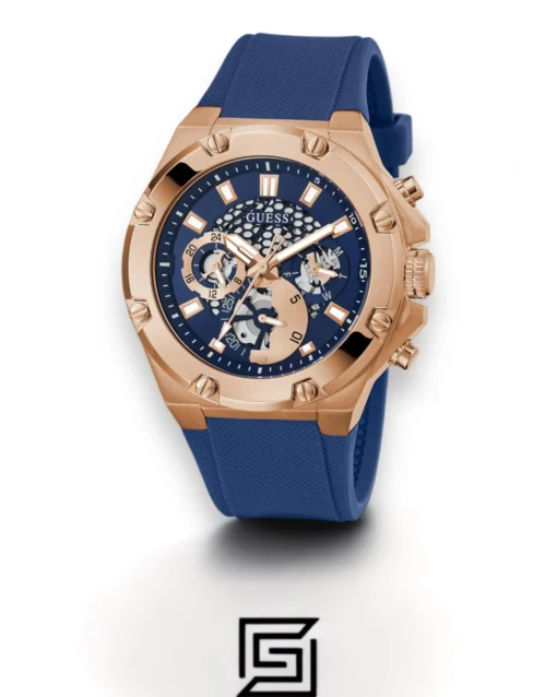 Men,Watches,Men,Original Watches GUESS BLACK SILICONE STRAP MEN WATCHES GW0334G3 Guess