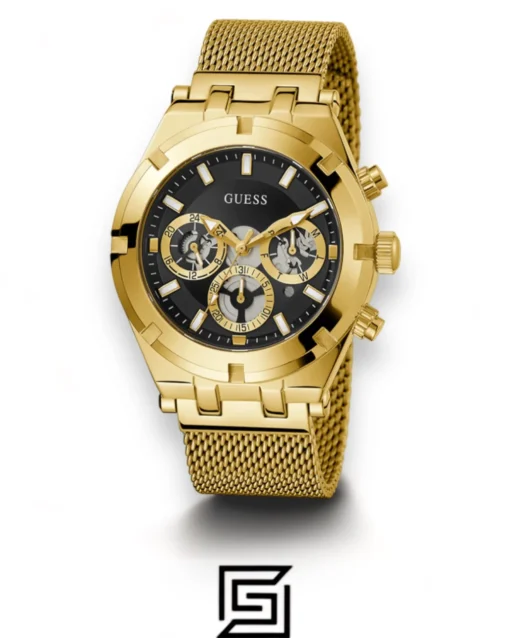 Men,Watches,Men,Original Watches watches GUESS Mens Gold Tone Multi-function Watch GW0582G2 Guess