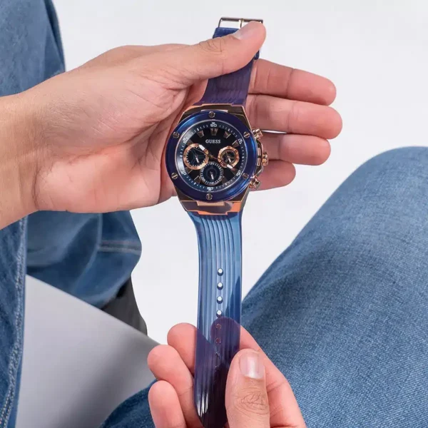 Men,Watches,Men,Original Watches Guess original-watches Men Chronograph Round Silicone Watch GW0425G3 - 46 mm Guess