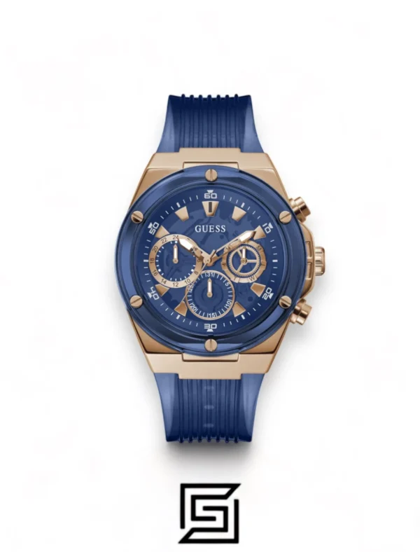 Men,Watches,Men,Original Watches Guess original-watches Men Chronograph Round Silicone Watch GW0425G3 - 46 mm Guess