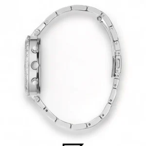 Original Watches,Women watches Women's Guess Stainless Steel Skeleton Dial Crystallized Glitz Watch GW0403L1 Guess
