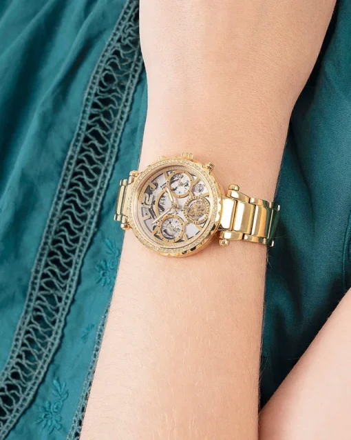 Watches,Women,Original Watches,Women watches GUESS Gold Tone Multifunction Watch GW0403L2 Guess