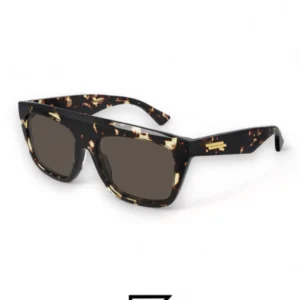 Men,Sunglasses,Women Bottega sunglasses BV1060S 002/TIGER BROWN - BROWN Bottega