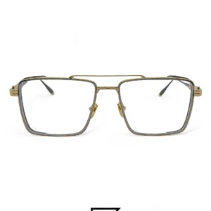 Eyeglasses,Men Akoni eyeglasses AKS-504B-55 CAT3 Gold and Silver Akoni