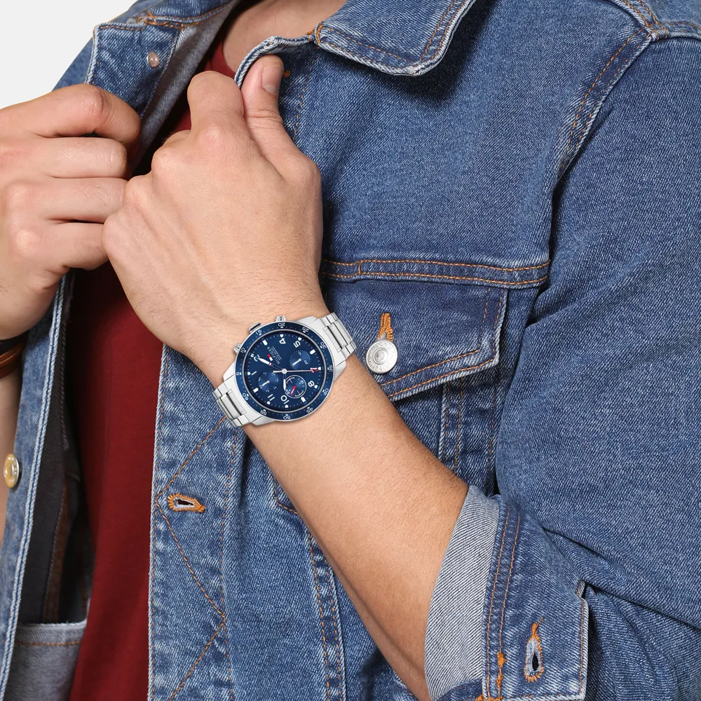 Men,Original Watches original-watches Tommy Hilfiger Watch for Men, Quartz Movement, Analog Display 1791949 Tommy Hilfiger
