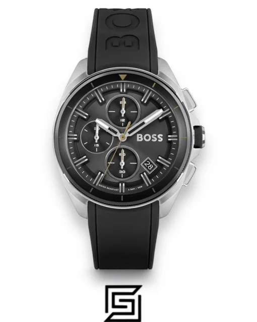 Men,Watches,Men,Original Watches Hugo Boss watches BOSS Chronograph Quartz Watch for Men with Black Silicone Bracelet - 1513953 Boss
