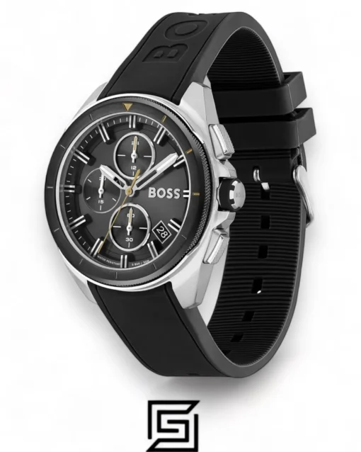 Men,Watches,Men,Original Watches Hugo Boss watches BOSS Chronograph Quartz Watch for Men with Black Silicone Bracelet - 1513953 Boss