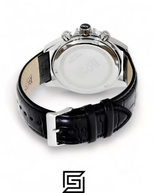 Men,Watches,Men,Original Watches original-watches Hugo Boss Men's Black Dial Leather Band Watch - 1513178 Boss