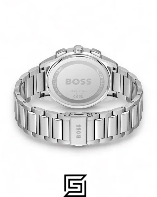Men,Original Watches original-watches Hugo Boss Silver Steel Blue Dial Men's Chrono Watch - 1513927 Boss