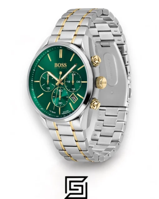 Men,Original Watches Hugo Boss original-watches Men's Champion Green Dial Watch - 1513878 Boss
