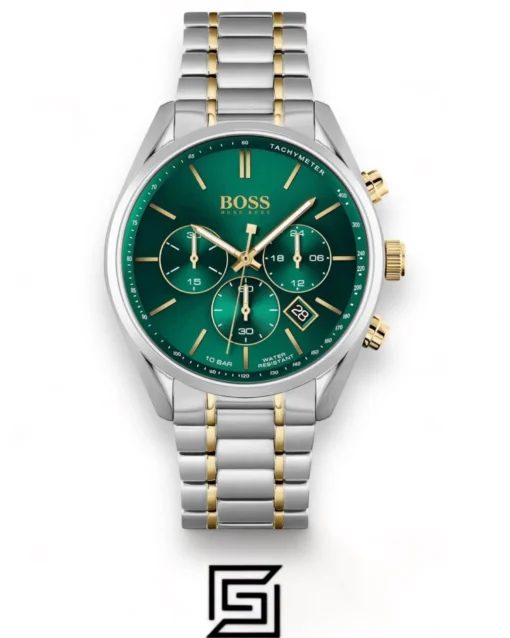 Men,Original Watches Hugo Boss original-watches Men's Champion Green Dial Watch - 1513878 Boss