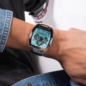 Men,Original Watches watches GUESS Mens Silver Tone Multi-function Watch - GW0456G4 Guess