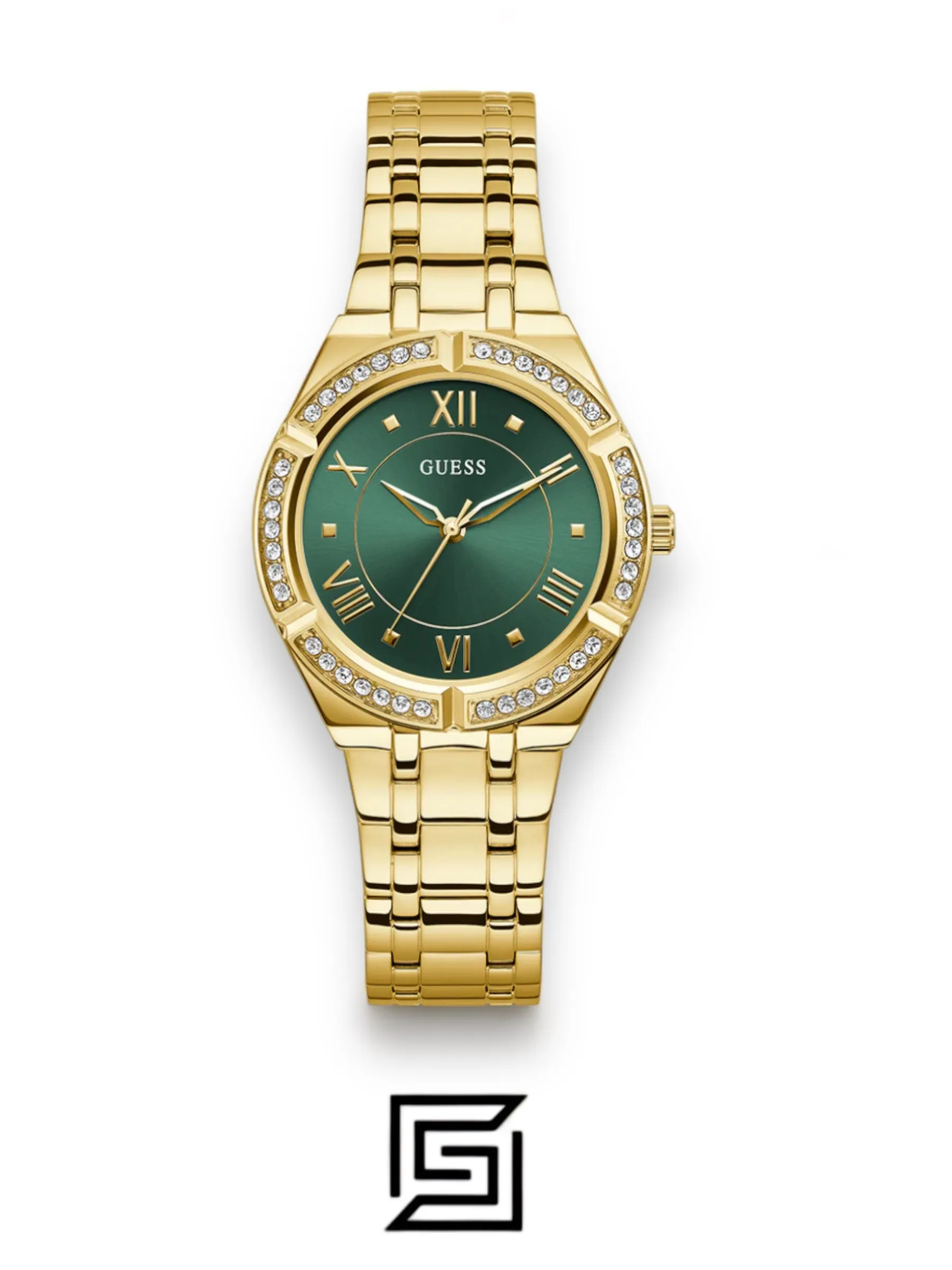 Original Watches,Women watches GUESS Ladies Gold Tone Analog Watch - GW0033L8 Guess