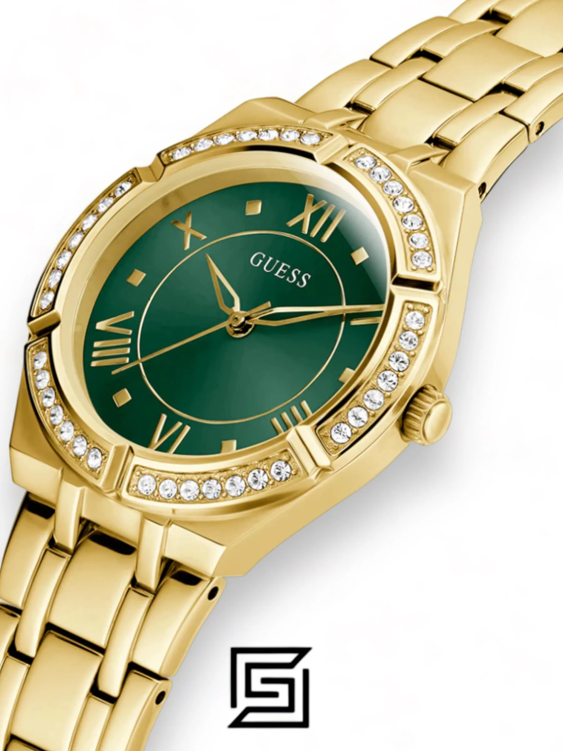 Original Watches,Women watches GUESS Ladies Gold Tone Analog Watch - GW0033L8 Guess