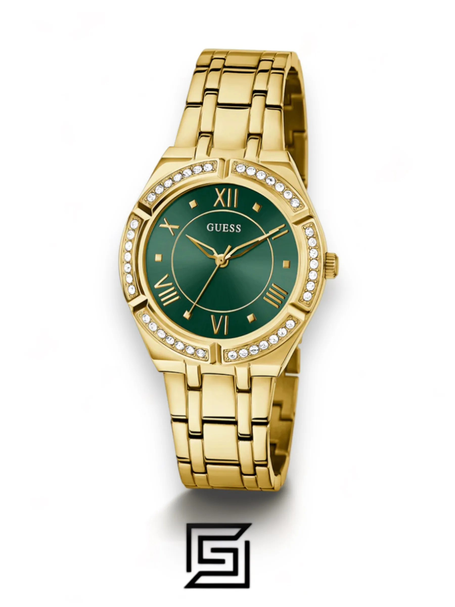 Original Watches,Women watches GUESS Ladies Gold Tone Analog Watch - GW0033L8 Guess