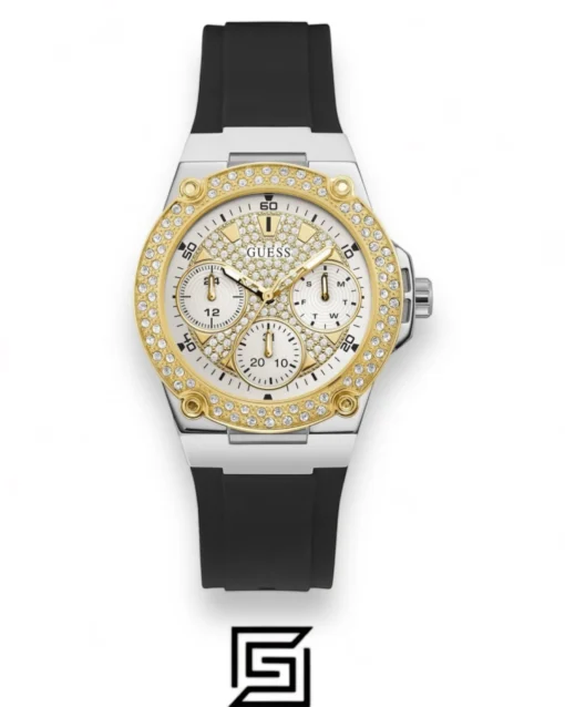 Original Watches,Women watches Guess Womens Quartz Watch Analog Display And Silicone Strap - W1291L1 Guess