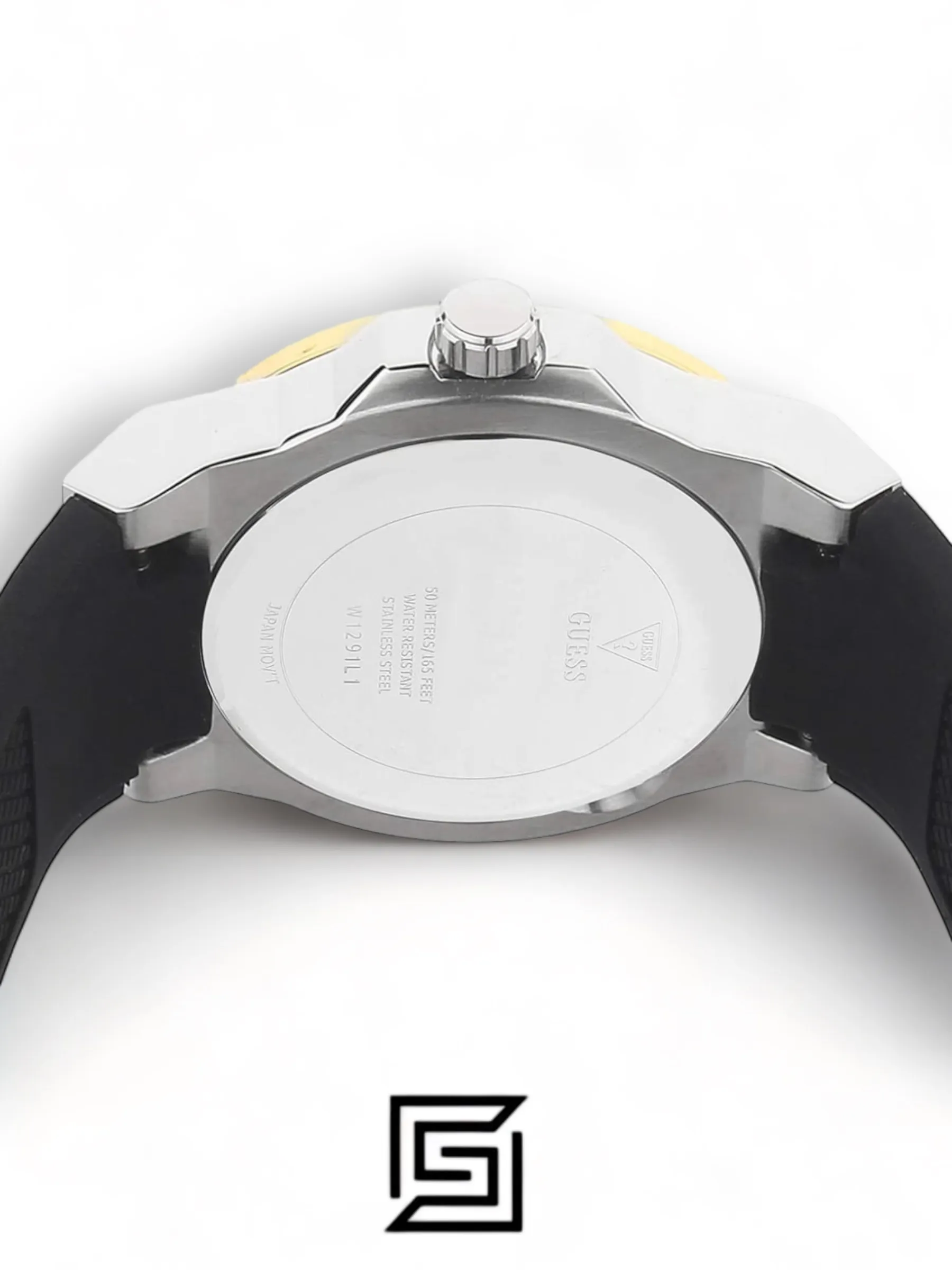 Original Watches,Women watches Guess Womens Quartz Watch Analog Display And Silicone Strap - W1291L1 Guess