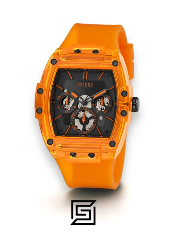 Men,Original Watches original-watches GUESS Mens Orange Multi-function Watch - GW0203G10 Guess