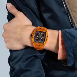 Men,Original Watches original-watches GUESS Mens Orange Multi-function Watch - GW0203G10 Guess