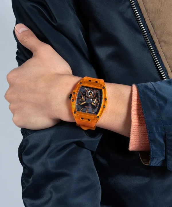 Men,Original Watches original-watches GUESS Mens Orange Multi-function Watch - GW0203G10 Guess
