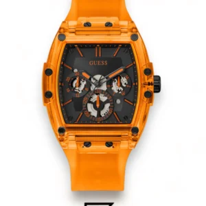Men,Original Watches original-watches GUESS Mens Orange Multi-function Watch - GW0203G10 Guess