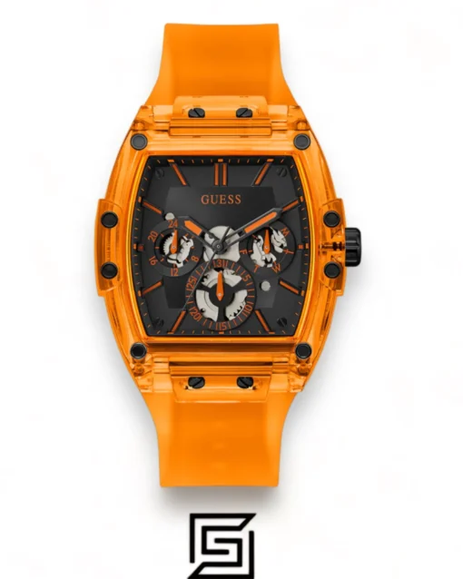 Men,Original Watches original-watches GUESS Mens Orange Multi-function Watch - GW0203G10 Guess