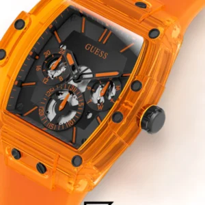 Men,Original Watches original-watches GUESS Mens Orange Multi-function Watch - GW0203G10 Guess