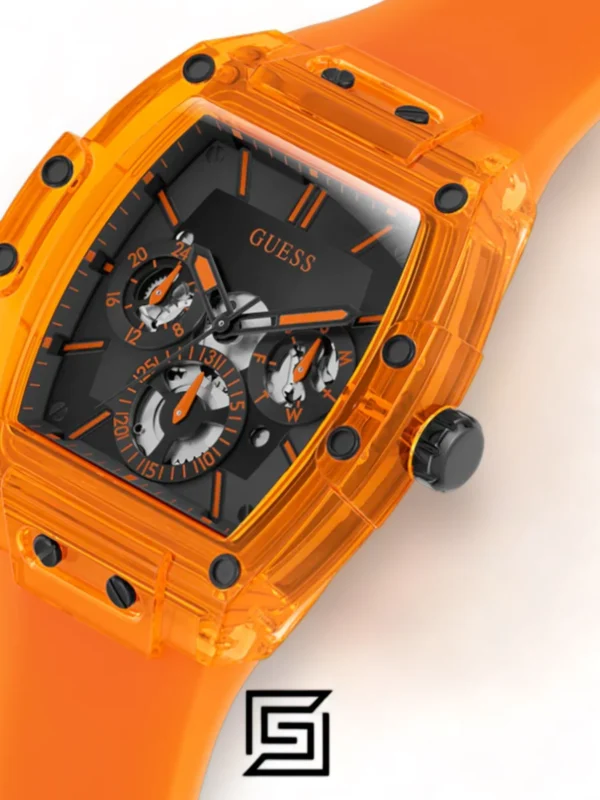 Men,Original Watches original-watches GUESS Mens Orange Multi-function Watch - GW0203G10 Guess
