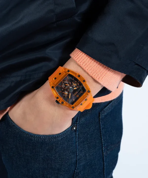 Men,Original Watches original-watches GUESS Mens Orange Multi-function Watch - GW0203G10 Guess